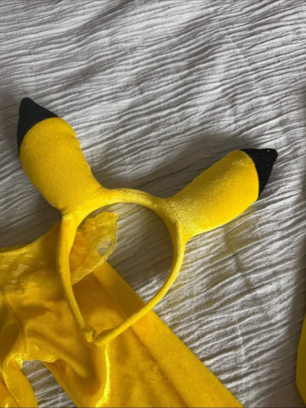 Pikachu Kids Costume - Yellow (Size M 7-8)